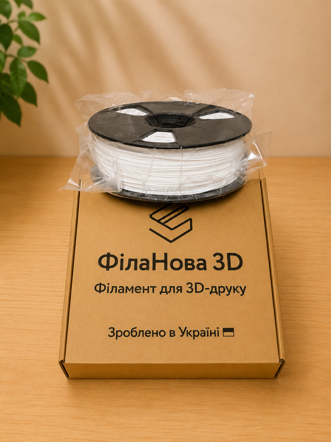 PLA філамент пластик FilaNova 3D 1,75 мм білий - Зображення 2