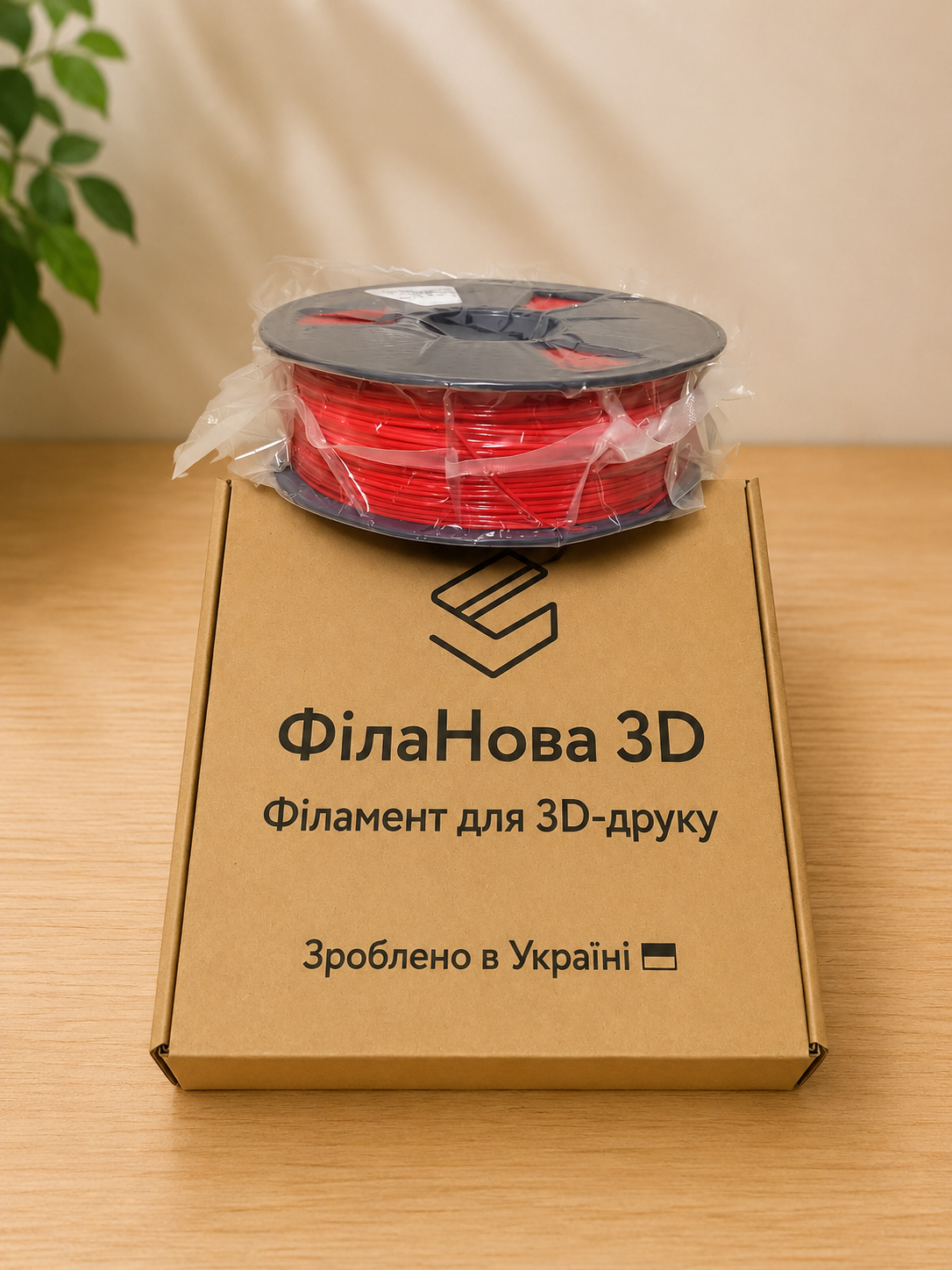 PLA філамент пластик FilaNova 3D 1,75 мм червоний - Зображення 2