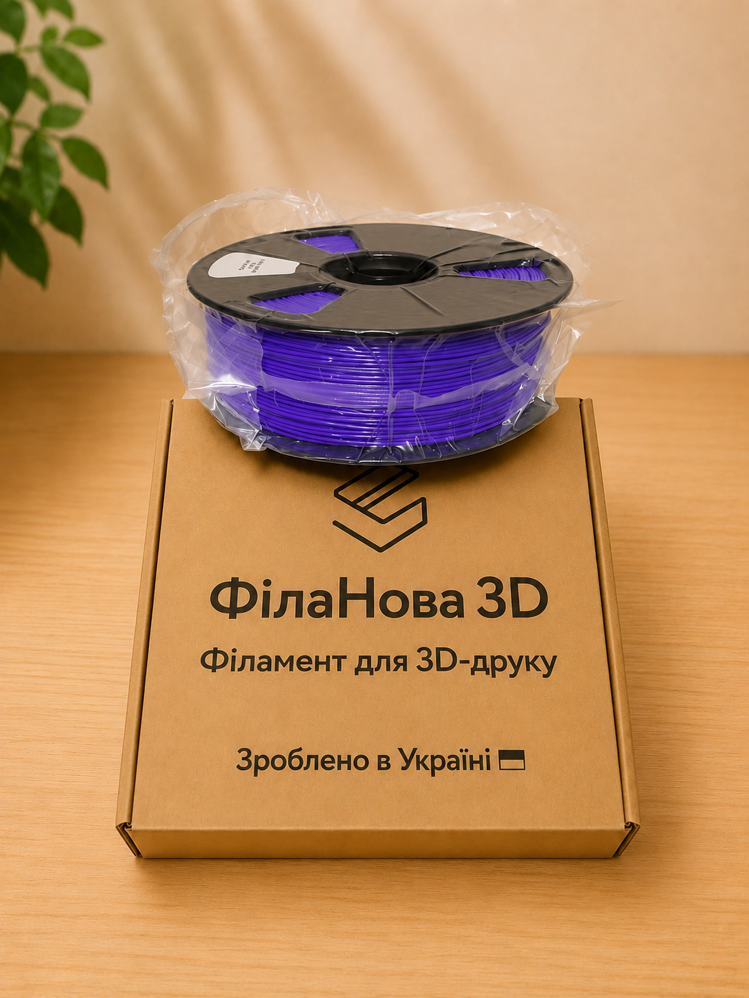 PLA філамент пластик FilaNova 3D 1,75 мм фіолетовий - Зображення 2