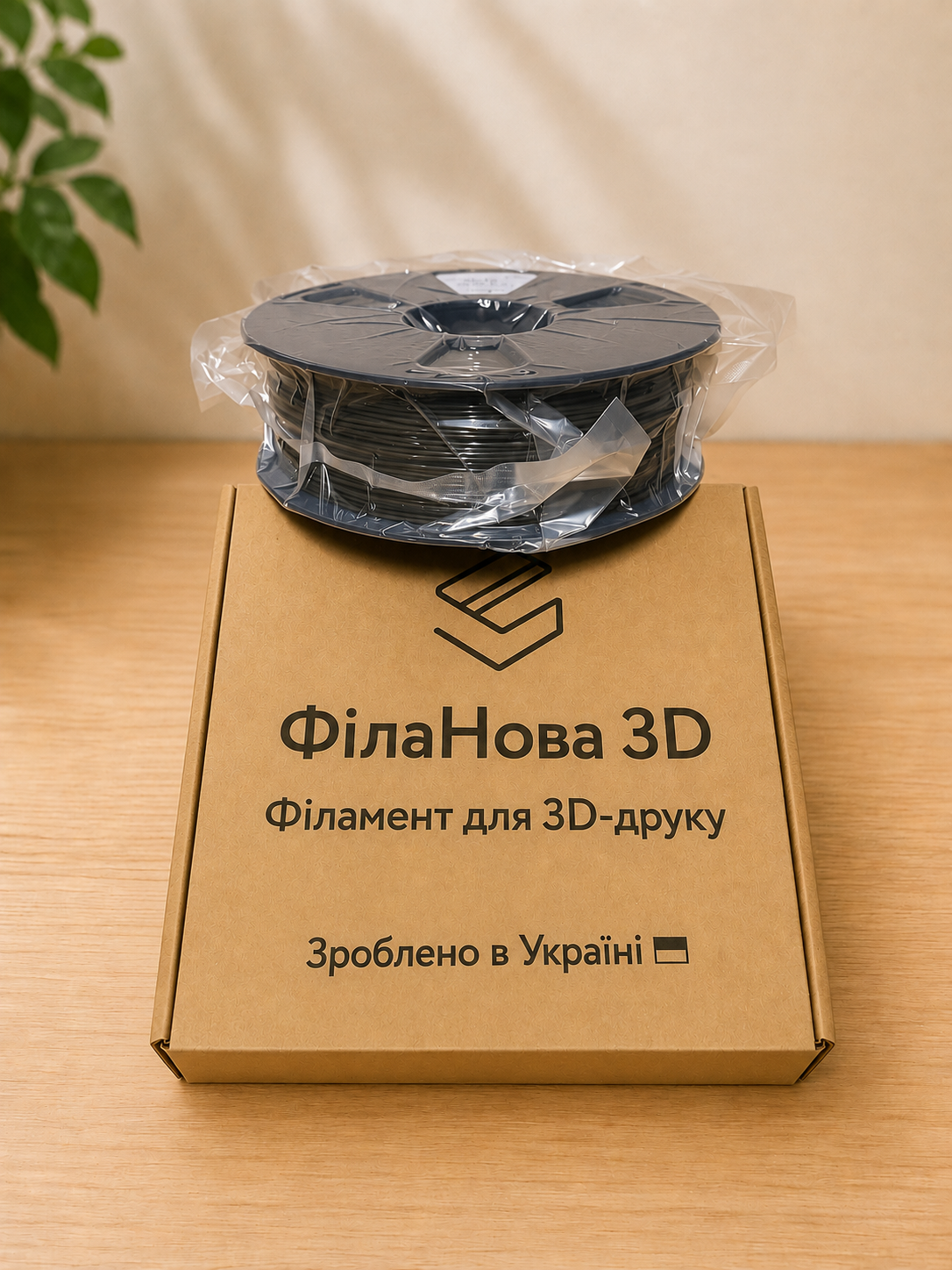 PLA філамент пластик FilaNova 3D 1,75 мм графітовий - Зображення 2