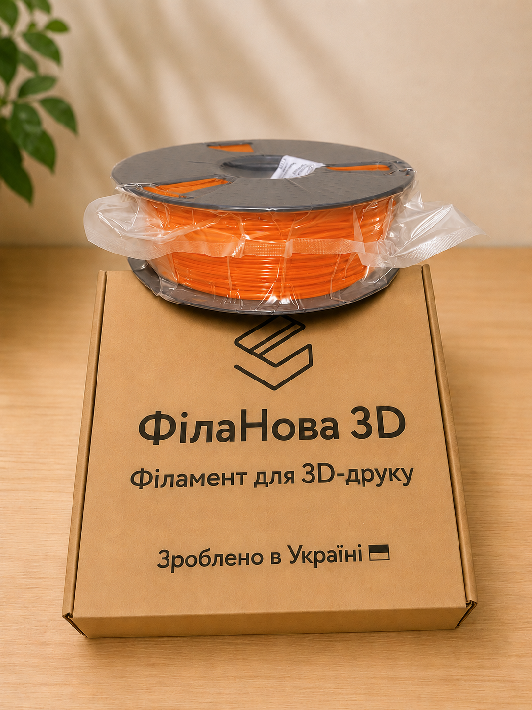 PLA філамент пластик FilaNova 3D 1,75 мм помаранчевий - Зображення 2