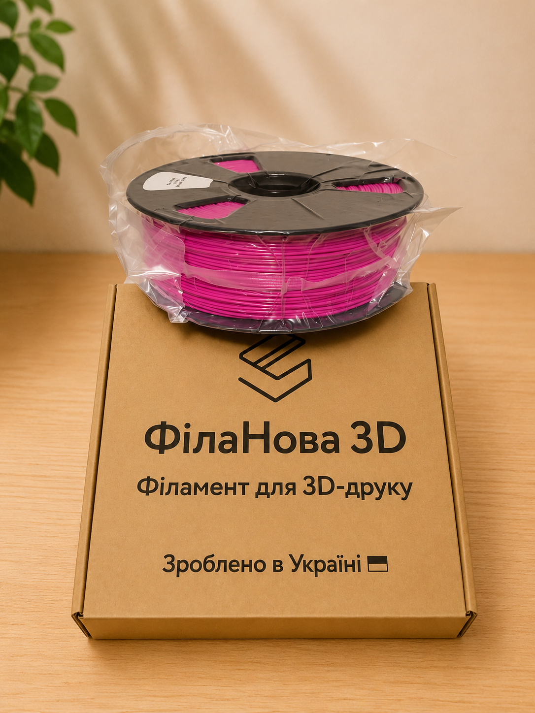 PLA філамент пластик FilaNova 3D 1,75 мм рожевий - Зображення 2