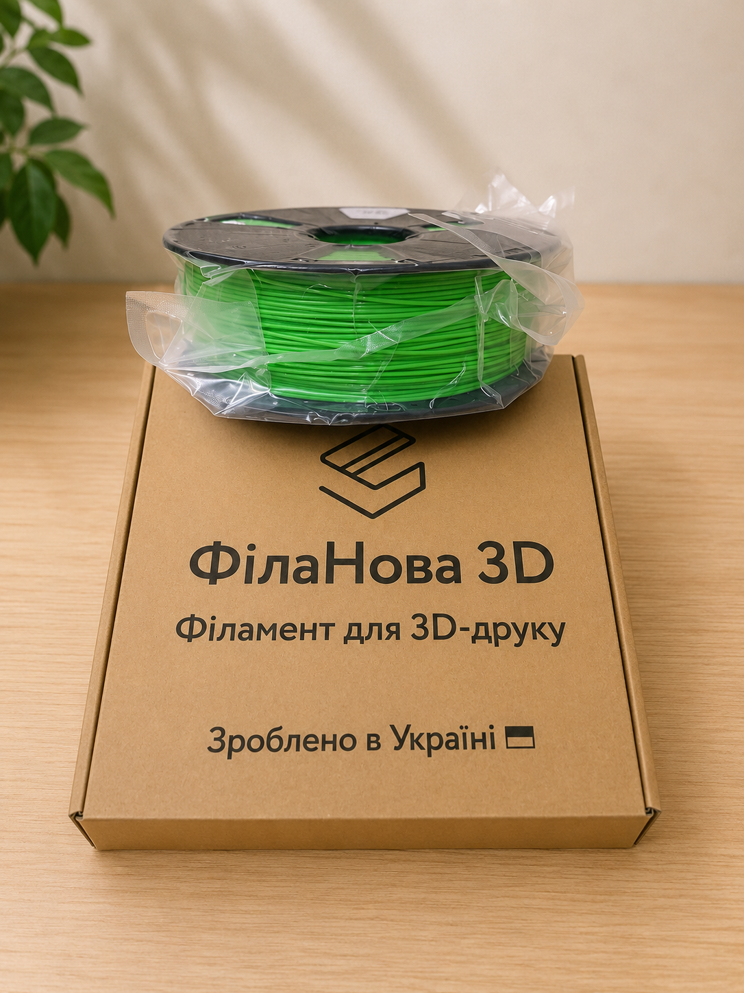PLA філамент пластик FilaNova 3D 1,75 мм салатовий - Зображення 2
