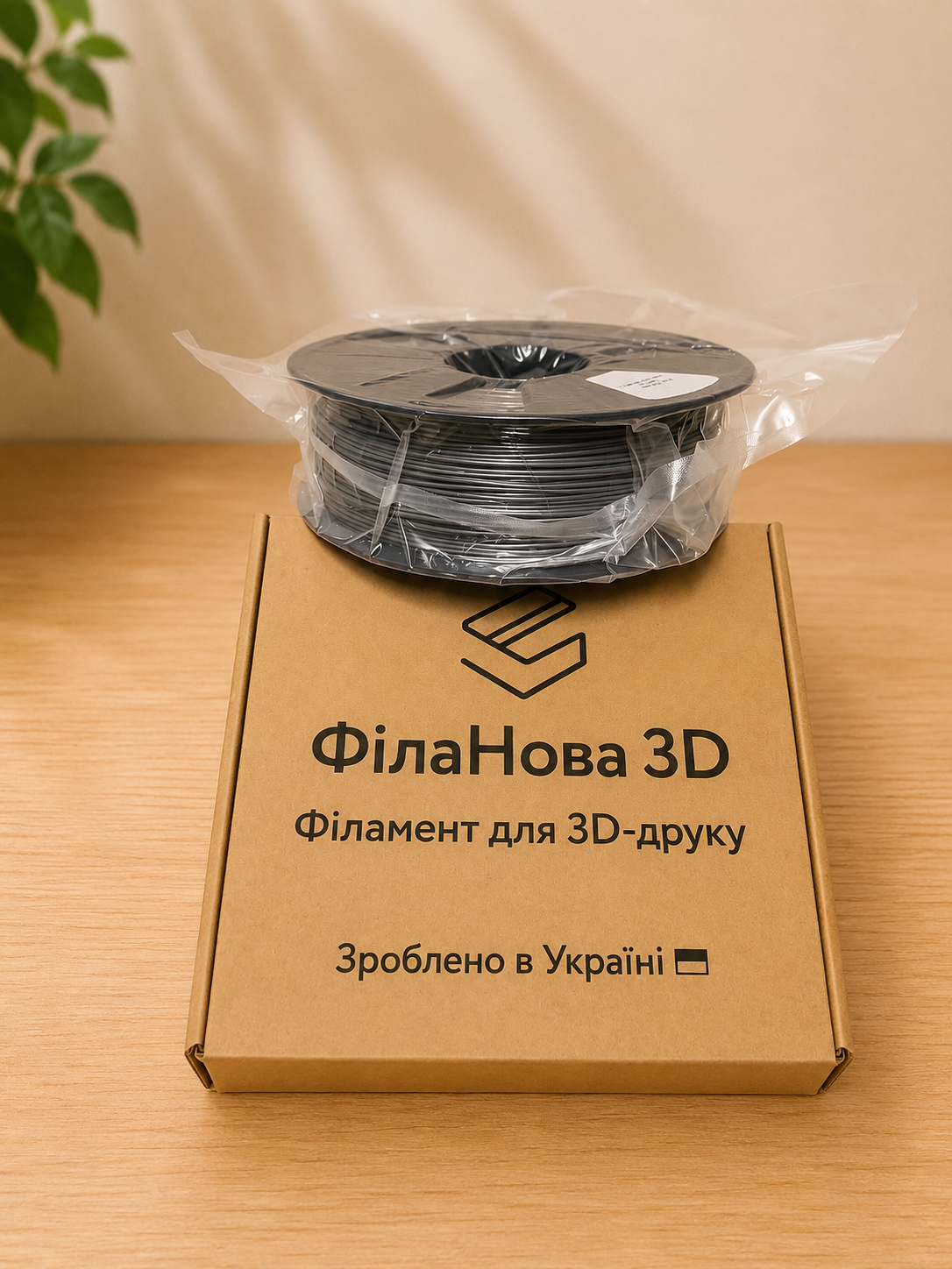 PLA філамент пластик FilaNova 3D 1,75 мм сірий - Зображення 2