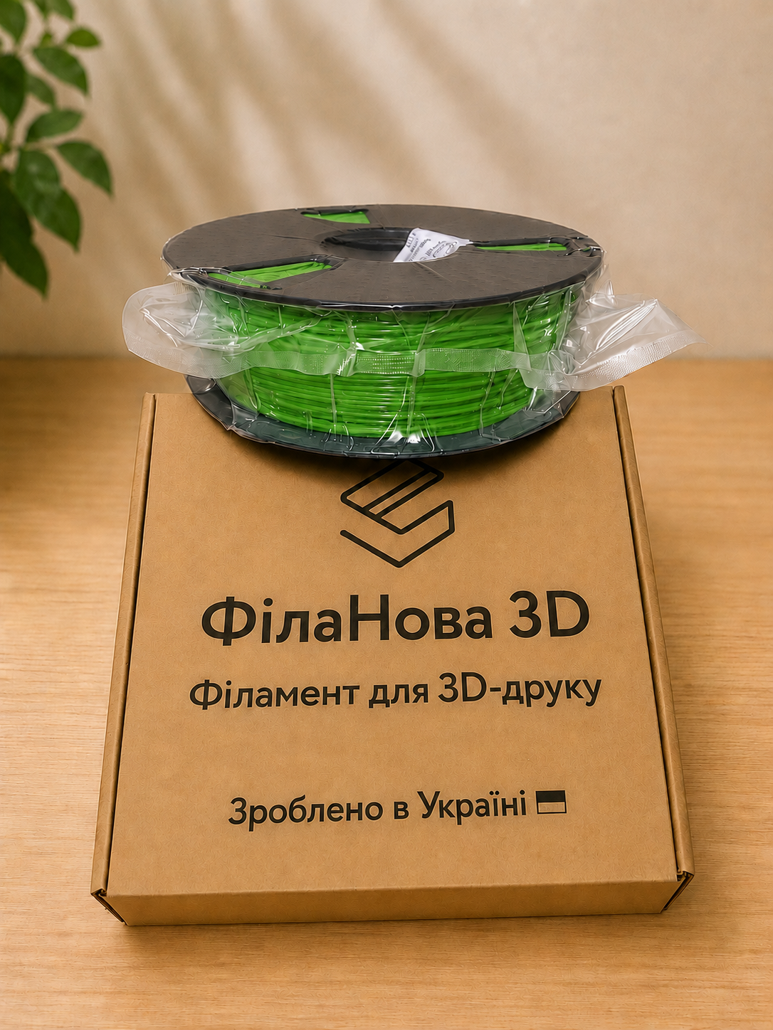 PLA філамент пластик FilaNova 3D 1,75 мм зелений - Зображення 2